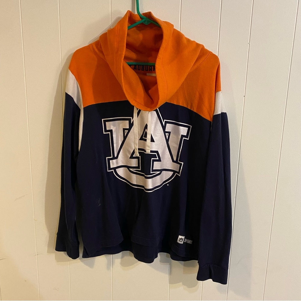 [VS Pink] Auburn University cowl neck sweatshirt (large)